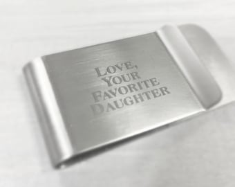 Custom Money Clip, Personalized Money Clip, Engraved Money Clip, Monogrammed Money Clip, Gift for Him, Gift For Dad, Father's Day Present