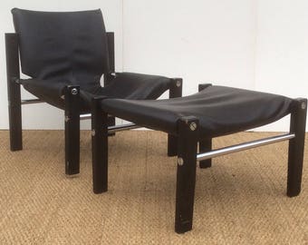 ARKANA Chair and Stool designed by Maurice Burke 1970,s