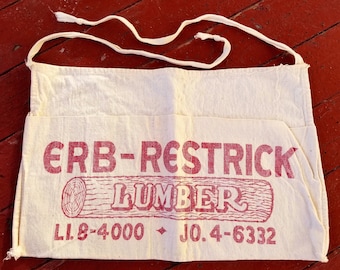 Vintage Erb-Restrick Lumber Apron