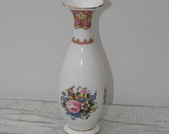 Royal Albert 'Lady Carlyle' Stem Vase, Bone China, Made in England