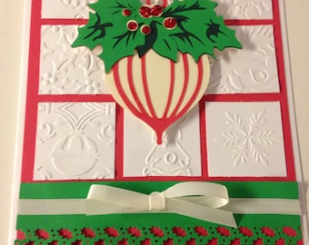 Ornament Christmas Card with envelope