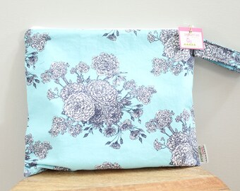 Wet Bag wetbag Diaper Bag ICKY Bag wet proof flower blue gym bag swim cloth diaper accessories zipper gift newborn baby child kids summer