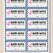 NAUTICAL Diaper Raffle Printable Ticket in Pink and Navy Blue