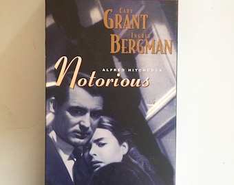 Notorious (VHS, 1996) Cary Grant, Ingrid Bergman