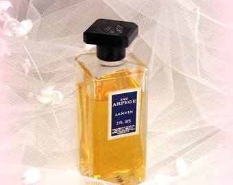 70s Eau Arpege by Lanvin - Perfume Imported from France - Vintage Romance