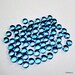 5 piece 5mm Swiss Blue Topaz Cabochon Round Gemstone, Swiss Blue Topaz Round Cabochon Gemstone, Round Cabochon Swiss Blue Topaz Gemstone