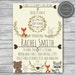 Woodland animal baby shower invitation, woodland baby shower, woodland invitation, rustic baby shower invitation, forest baby shower