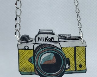 Necklace with camera Pendant