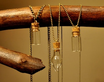 Wishing Vial Pendant Necklace