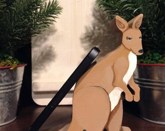 Kangaroo Cell Phone Holder, Phone Stand, iPhone stand