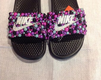 bling nike sandals
