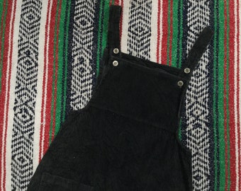 Grey Corduroy Dungaree Dress