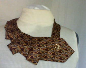 2005 TY TY Rust Gold and Blue Scarf