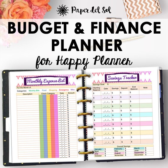 happy planner budget 2021