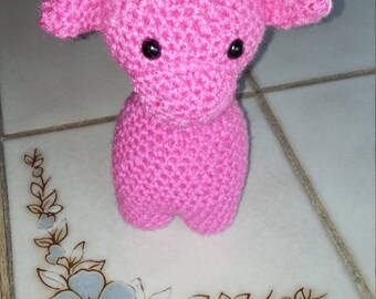 Giraffe(amigurumi) Pink