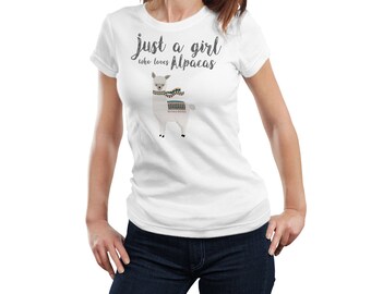 Alpaca shirt women, Alpaca t-shirt for girls, Alpaca tee shirt for women, Alpaca gift, Alpaca lover gift, Alpaca tshirt Cute Alpaca t shirt