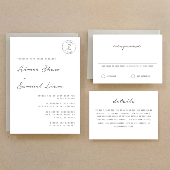 Instant Download Invitations Template 10