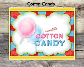 Cotton candy sign | Etsy