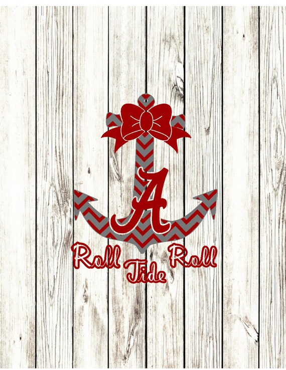 Download Alabama Crimson Tide Anchor Designs-SVG PNG and studio