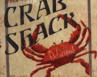 CRAB SHACK Wall Key Holder