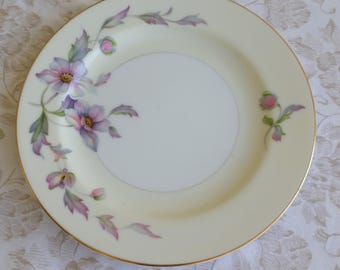 Silver Poppy by Sango Japan Bread and Butter Plate