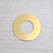 NuGold Washers 3/4" X 3/8" 20G Tumbled Red Brass QTY 5