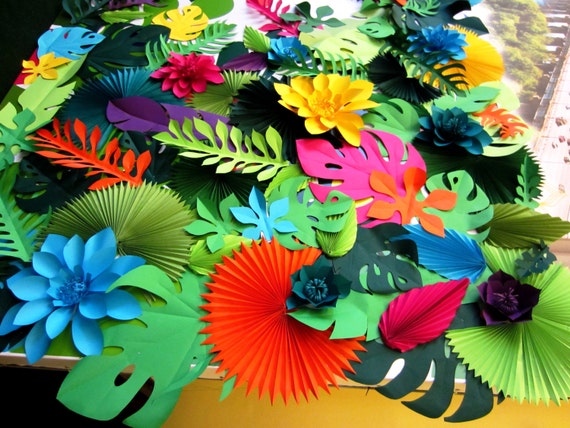  Tropical  Party  Decorations  Hawaiian  Party  Decor Hawaiian 