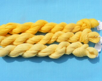 Appleton Crewel Wool Yarn - Shades of Yellow -180 yard each(3 hanks)