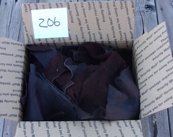 Brown leather scraps , Brown scrap leather , Leather scraps brown , Leather remnants, Craft leather scraps