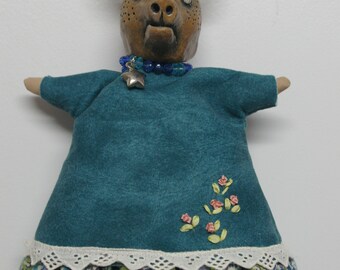 Art Doll "Tête de Cochon" / Pig head