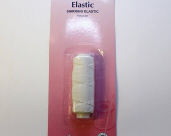 Elastic reel 20 m white Hemline - 000956