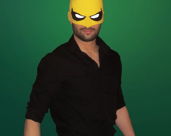 Iron Fist Mask Pepakura TEMPLATE