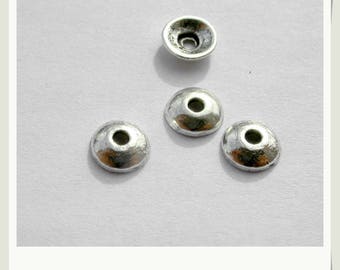 lot 10 cap beads 6mm beads of all sizes