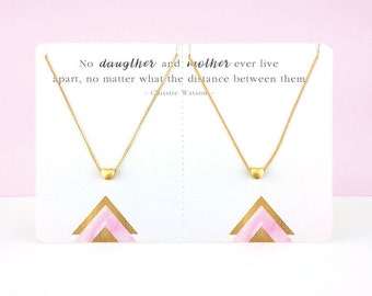 Mother Daughter Necklace | Mothers Day Gift for Mom Gift for Daughter Gift for her Matching Necklace Set