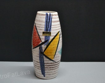 Scheurich fifties West German Pottery vase 522-18
