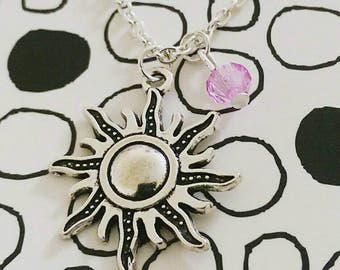 Tangled Rapunzel Sun Necklace At Last I See The Light Disney Necklace