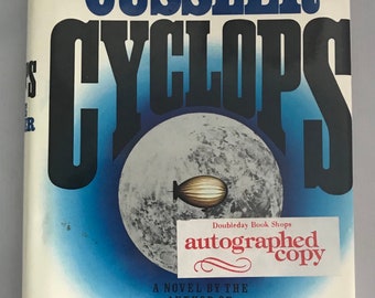 Signed first edition Clive Cussler "Cyclops" 1986 printing