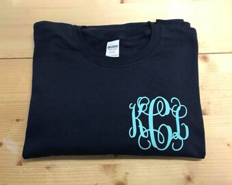 SALE! Left Chest monogram T-Shirt