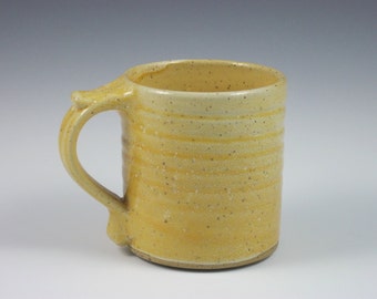 Glossy Orange Thumbrest Mug