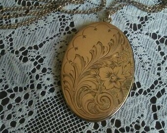 Antique Victorian Locket Gold Filled