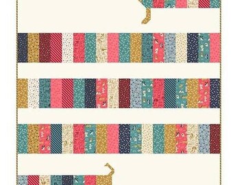 PATTERN DOXIE DOG Dachshund Weenie Dog All Wrapped Up Quilt