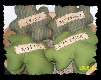 Primitive Shamrock Bowl Fillers