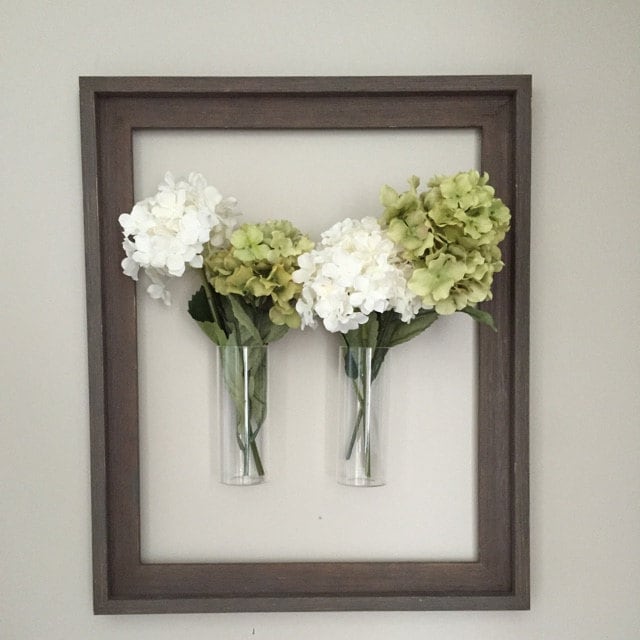 2 Pieces/set wall glass vase//cylindrical glass wall