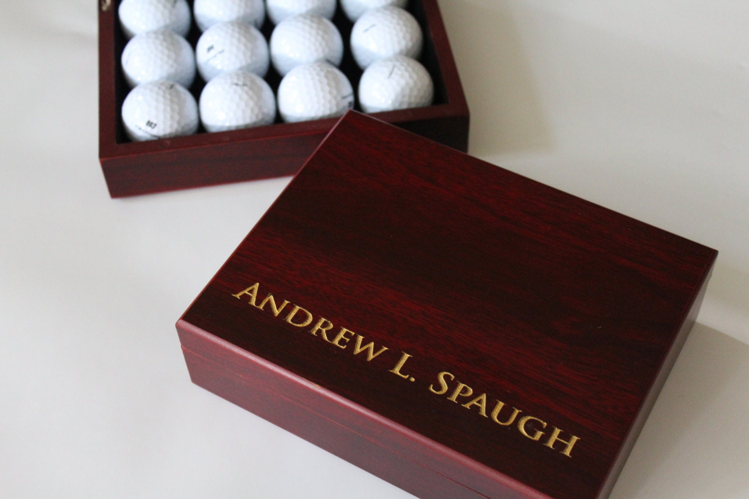 Golf gift for men Personalized Cigar Box Gift Box for