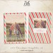INSTANT DOWNLOAD - 2013 Christmas Card Templates vol.23 5x7 inch card template