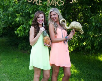 Future Mrs Banner! Bachelorette, Bridal, Engaged Banner! Gold Glitter! Personalize, Custom