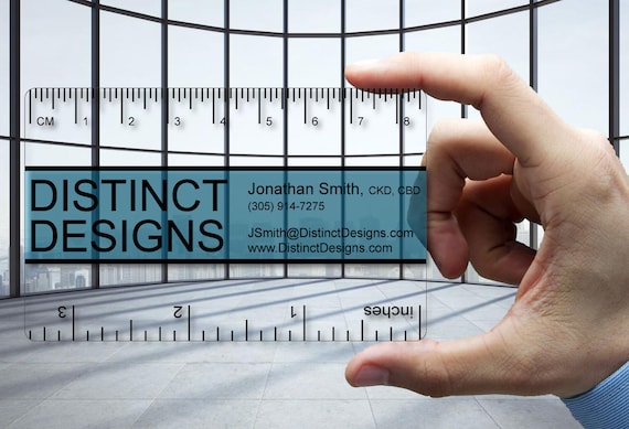 ruler business cards