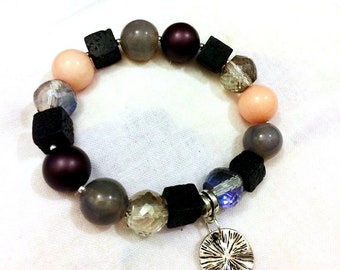 Gemstone charm bracelet "Magic"