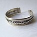 Vintage Mexican Sterling Silver Braided Cuff Bracelet Stamped Taxco Eagle Mark 1 Made in Mexico Three Bands Retro Jewelry