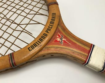 Cortland vintage tennis racquet